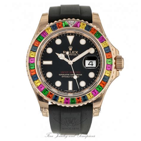 rolex yacht master 40 rainbow|rolex yacht master 40mm.